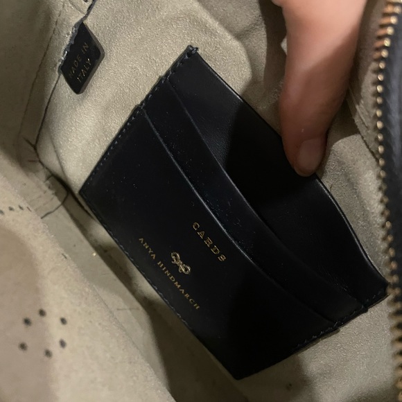 Anya hindmarch navy smile bag - Picture 4 of 5